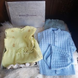 NWOT BERGDORF GOODMAN VTG Baby Clothes Bundle